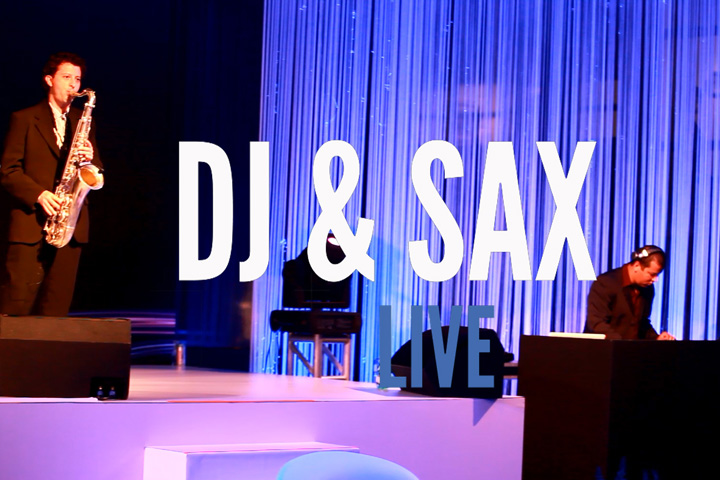 DJ e Sax para casamento e evento corporativo. Para o momento lounge pista do seu evento.