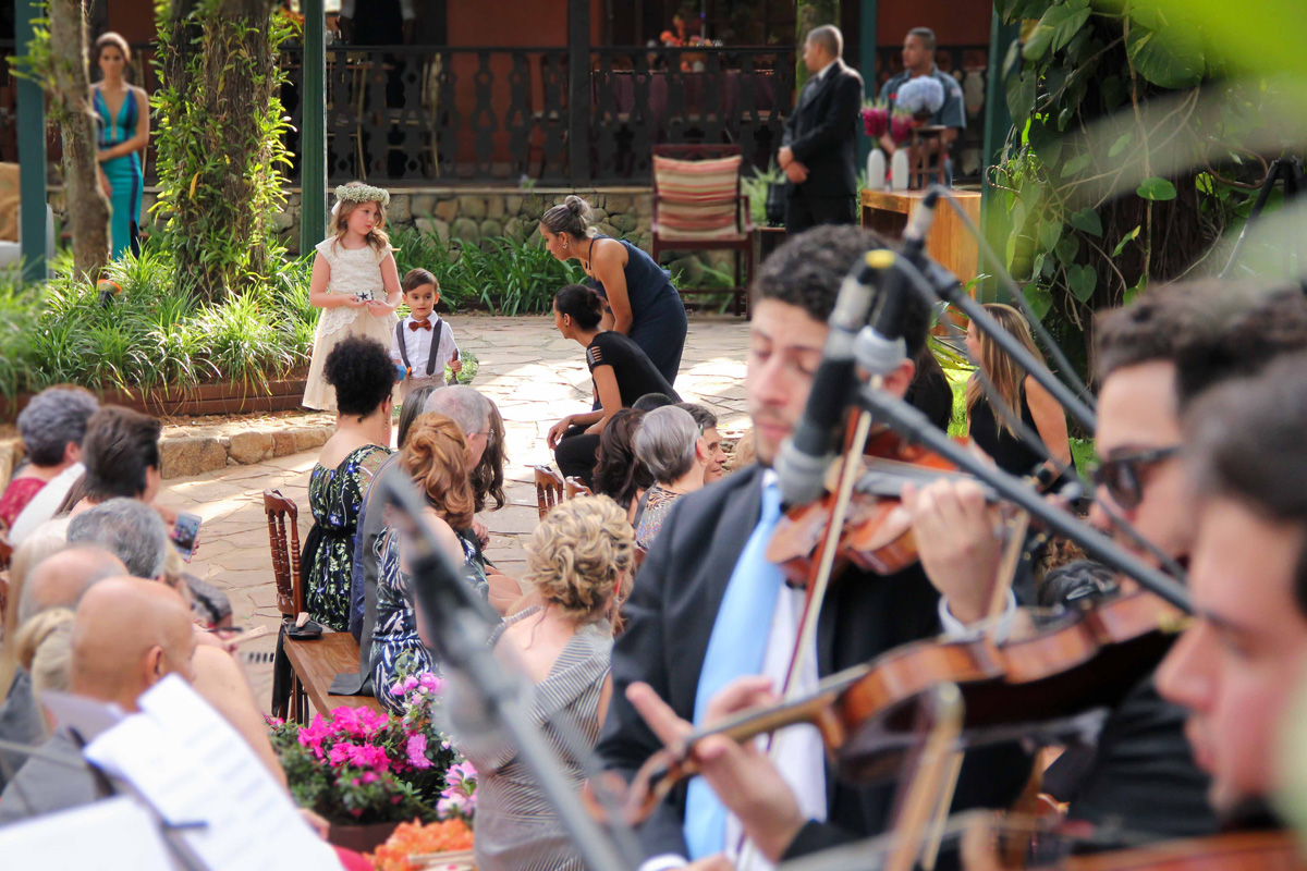 Música para cerimônia de casamento.